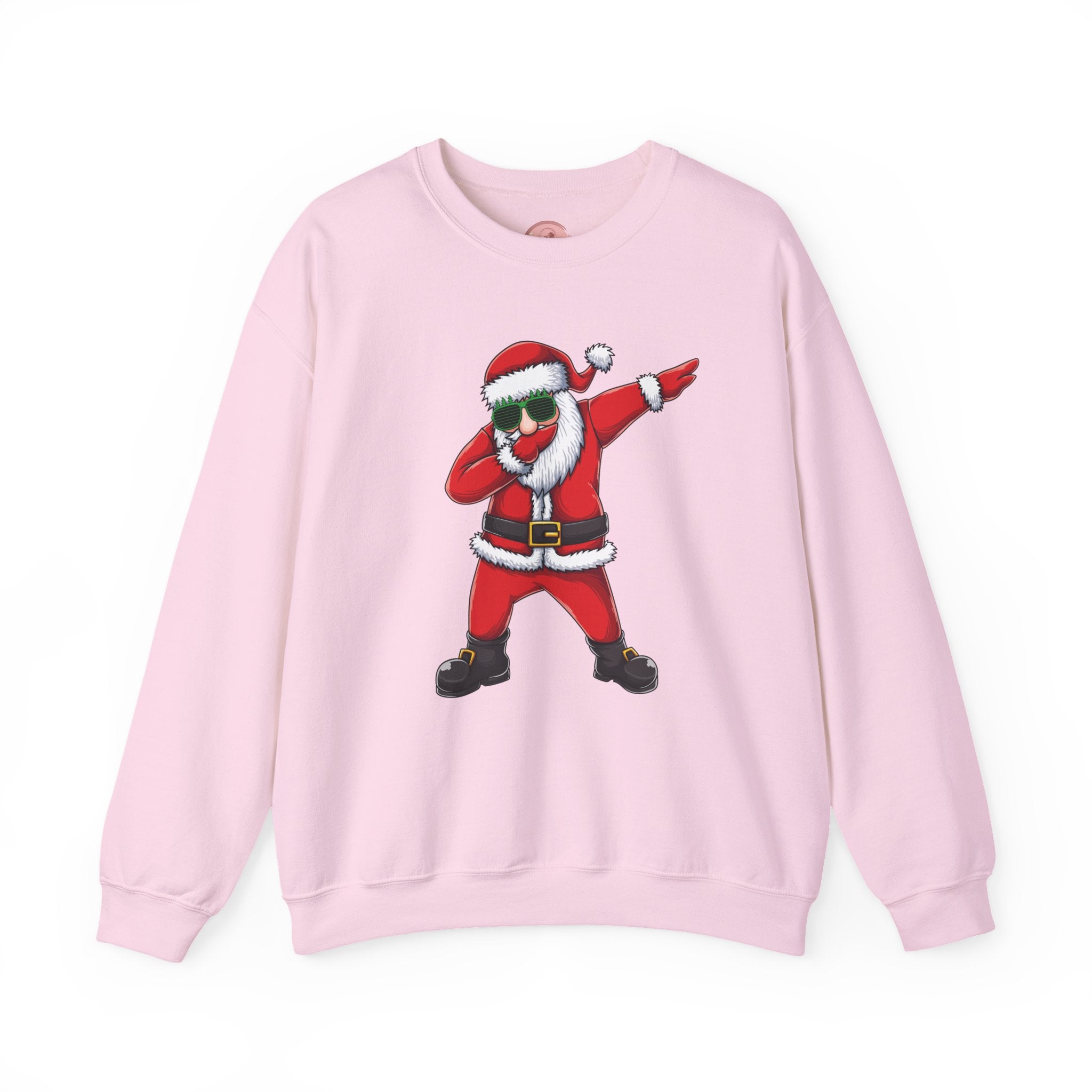 Dabbing Santa Sweatshirt — Funny Christmas Crewneck Holiday Pullover