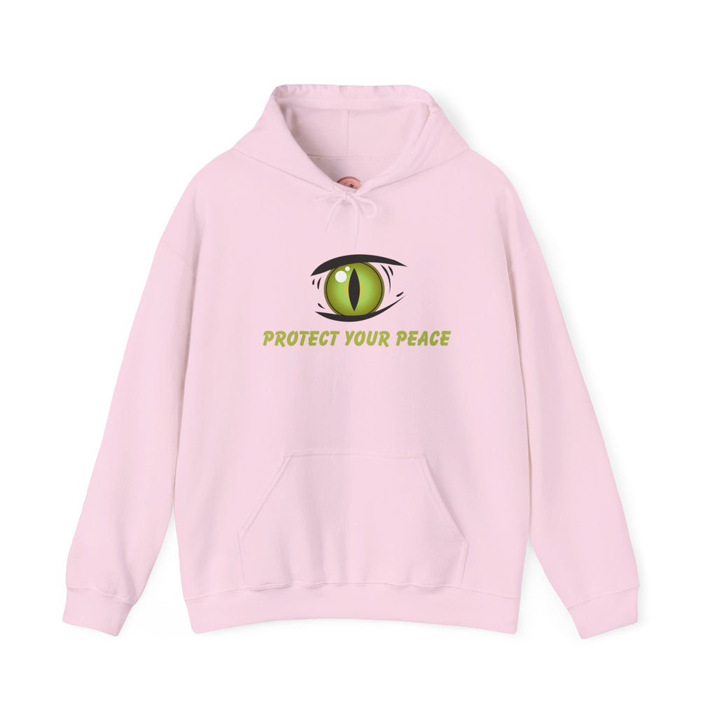 Hooded Sweatshirt - 'Protect Your Peace' Eye Design