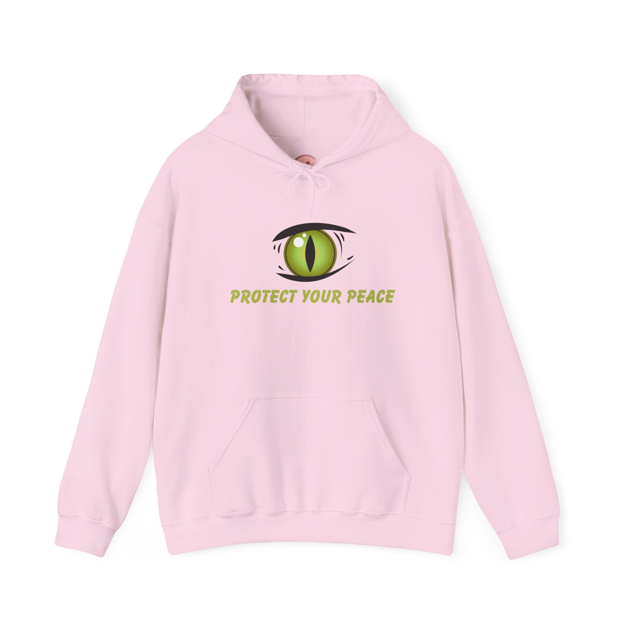Hooded Sweatshirt - 'Protect Your Peace' Eye Design