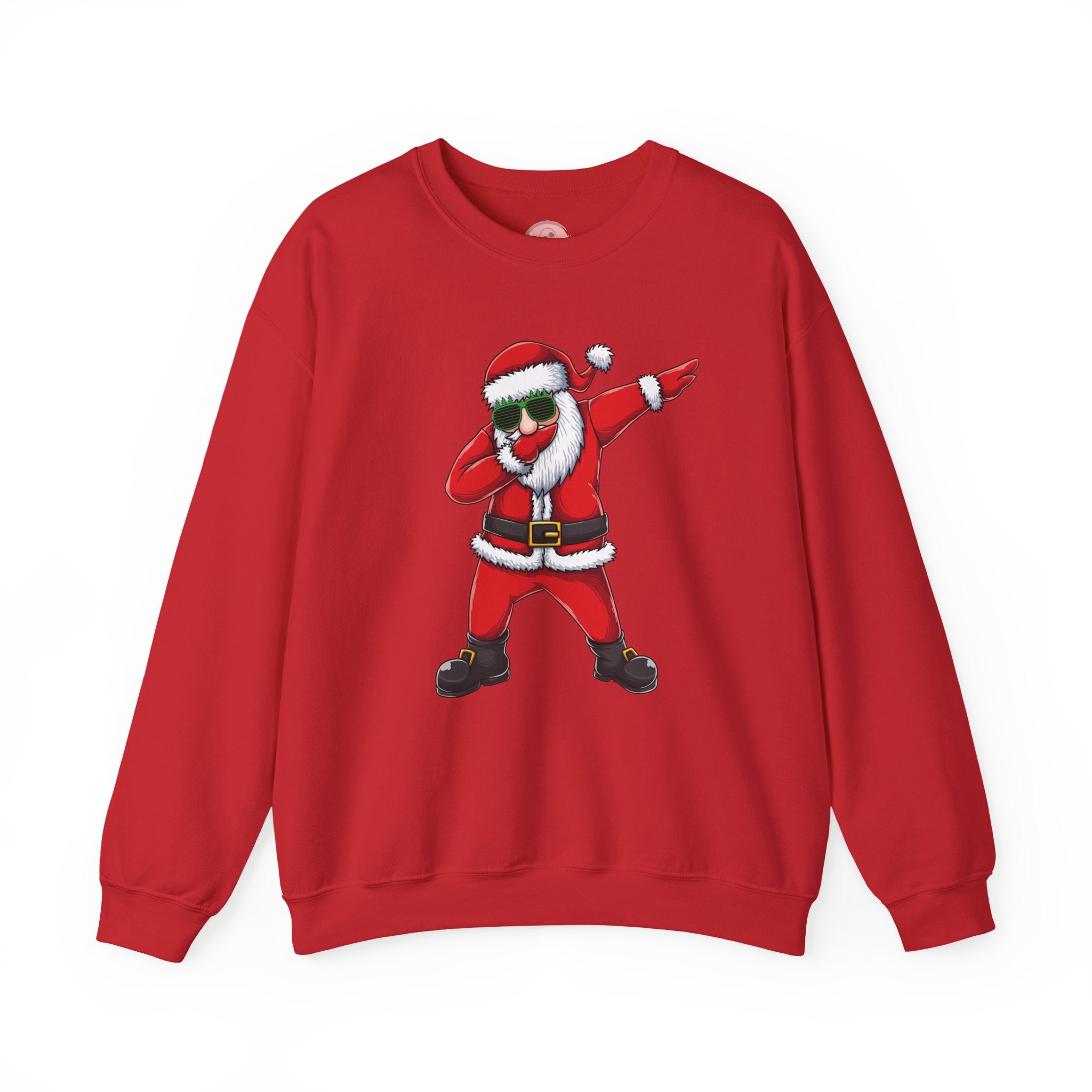 Dabbing Santa Sweatshirt — Funny Christmas Crewneck Holiday Pullover