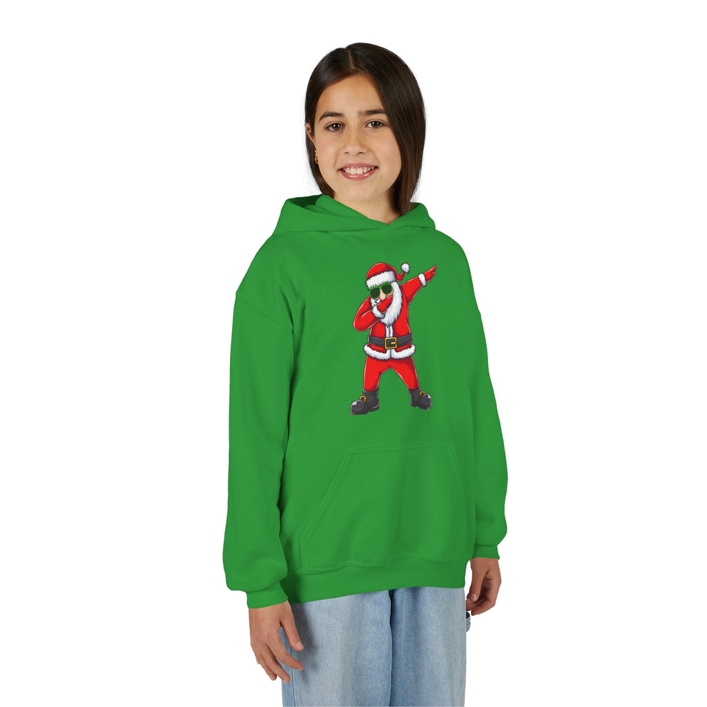 Dabbing Santa Youth Hoodie — Funny Christmas Kids Pullover