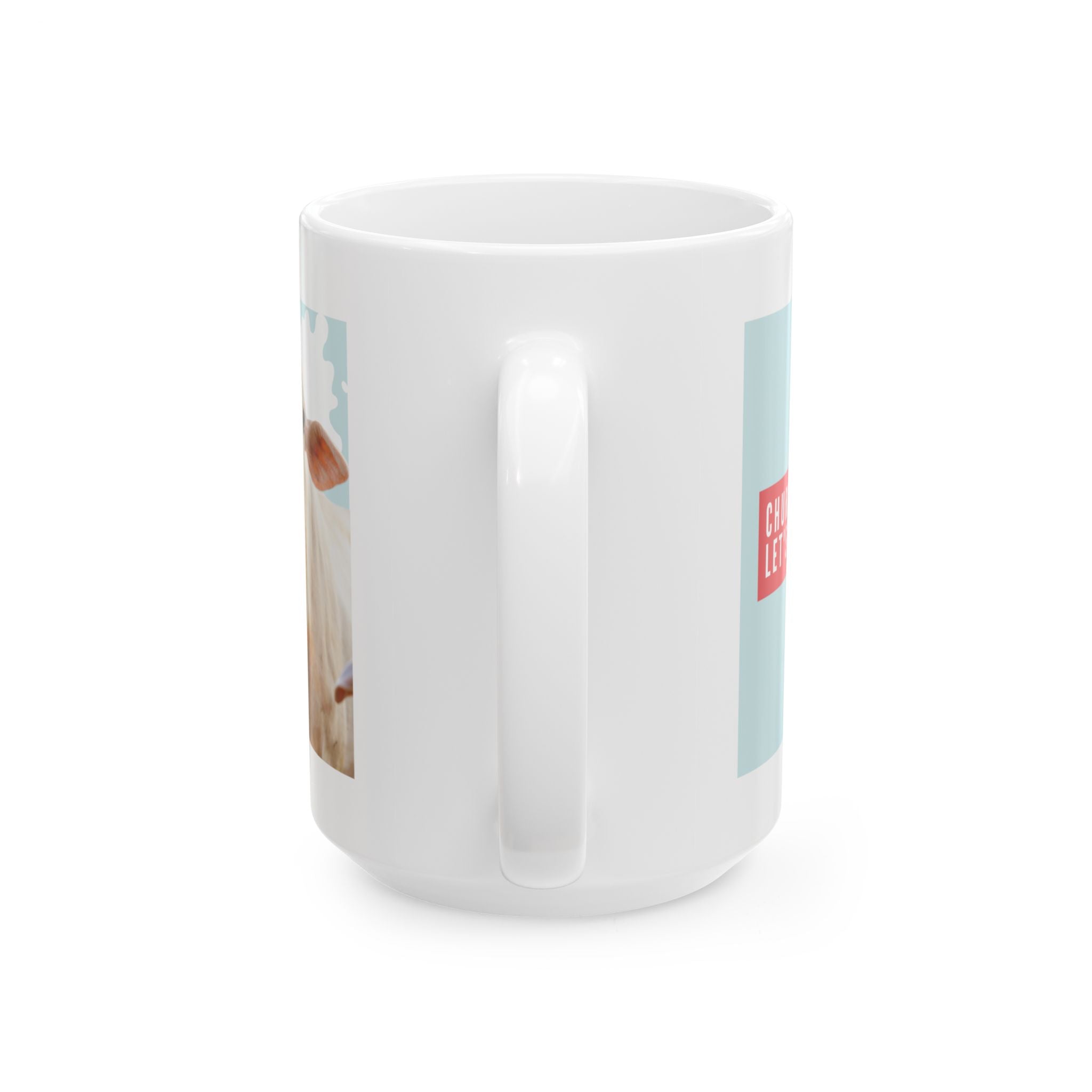 Cute Corgi Coffee Mug — “More Caffeine, Less Woo-ving!” Ceramic Tea Cup (11oz & 15oz)