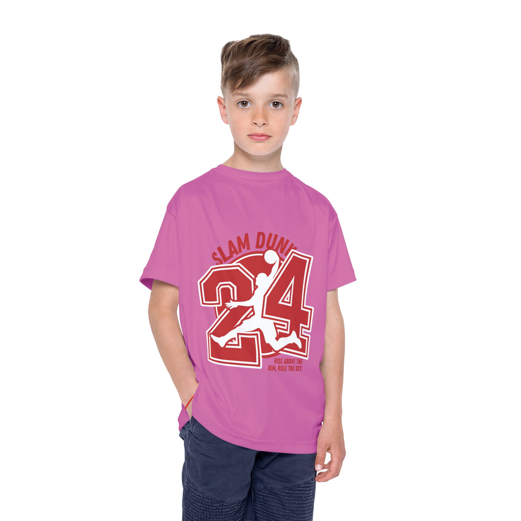 Kids Jersey — 'Slam Dunk 24' Basketball Tee
