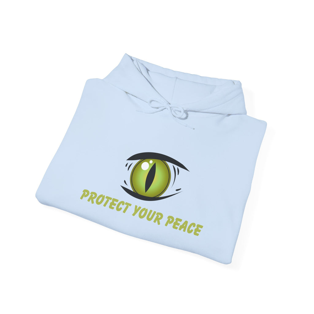 Hooded Sweatshirt - 'Protect Your Peace' Eye Design