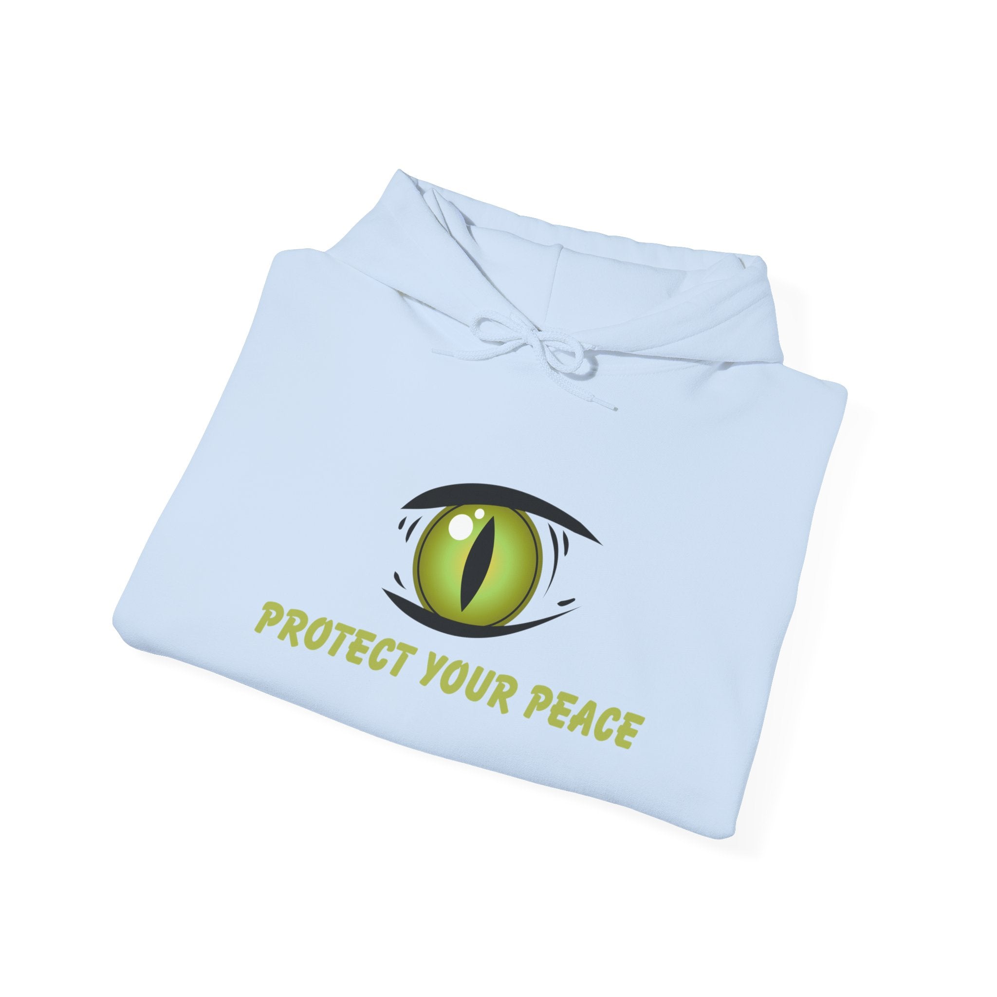 Hooded Sweatshirt - 'Protect Your Peace' Eye Design