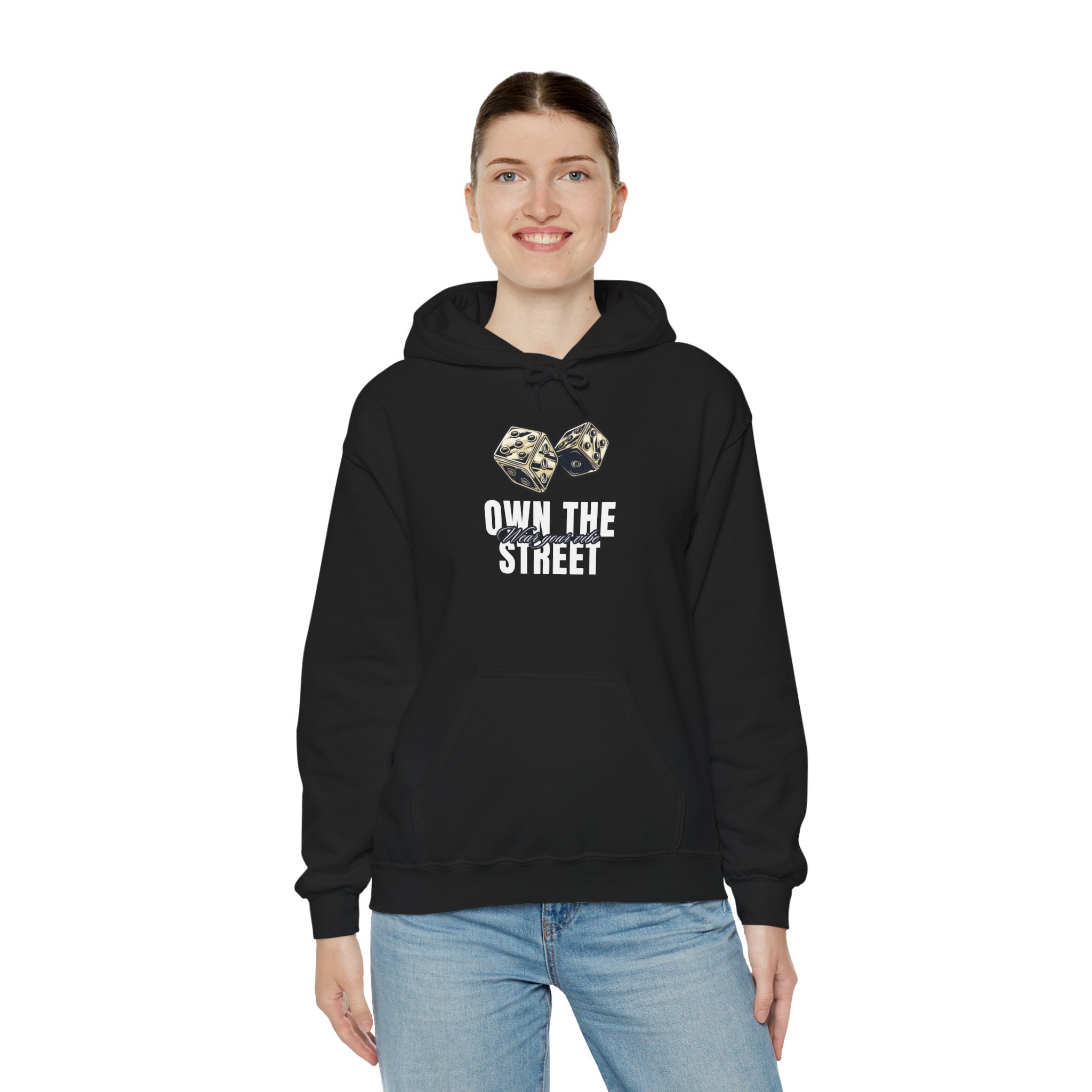 Own The Street Hoodie — Dice Graphic Streetwear Pullover