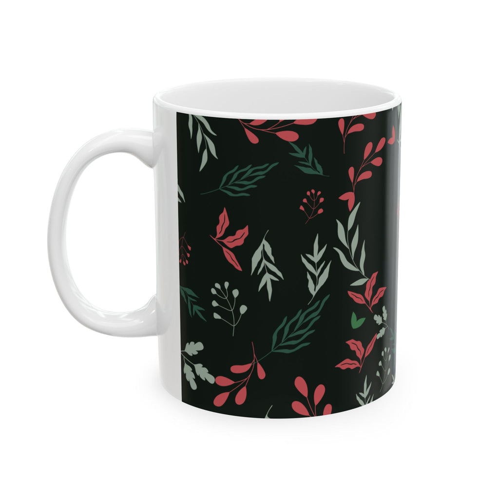 You + Me Together Forever Floral Ceramic Mug