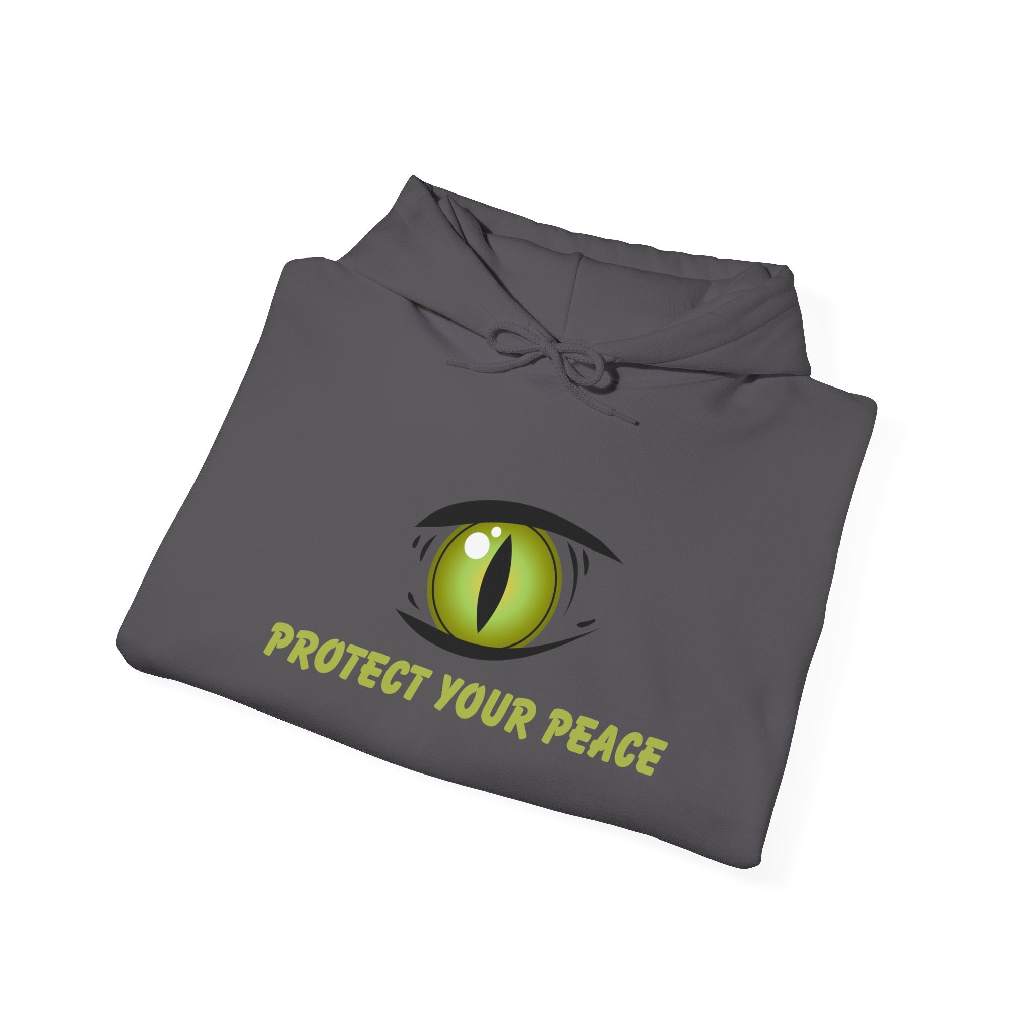 Hooded Sweatshirt - 'Protect Your Peace' Eye Design