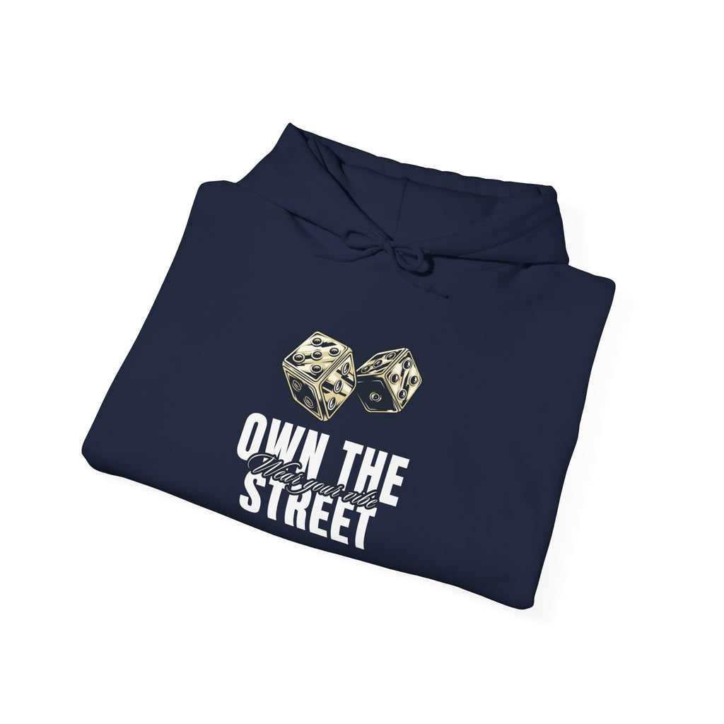 Own The Street Hoodie — Dice Graphic Streetwear Pullover