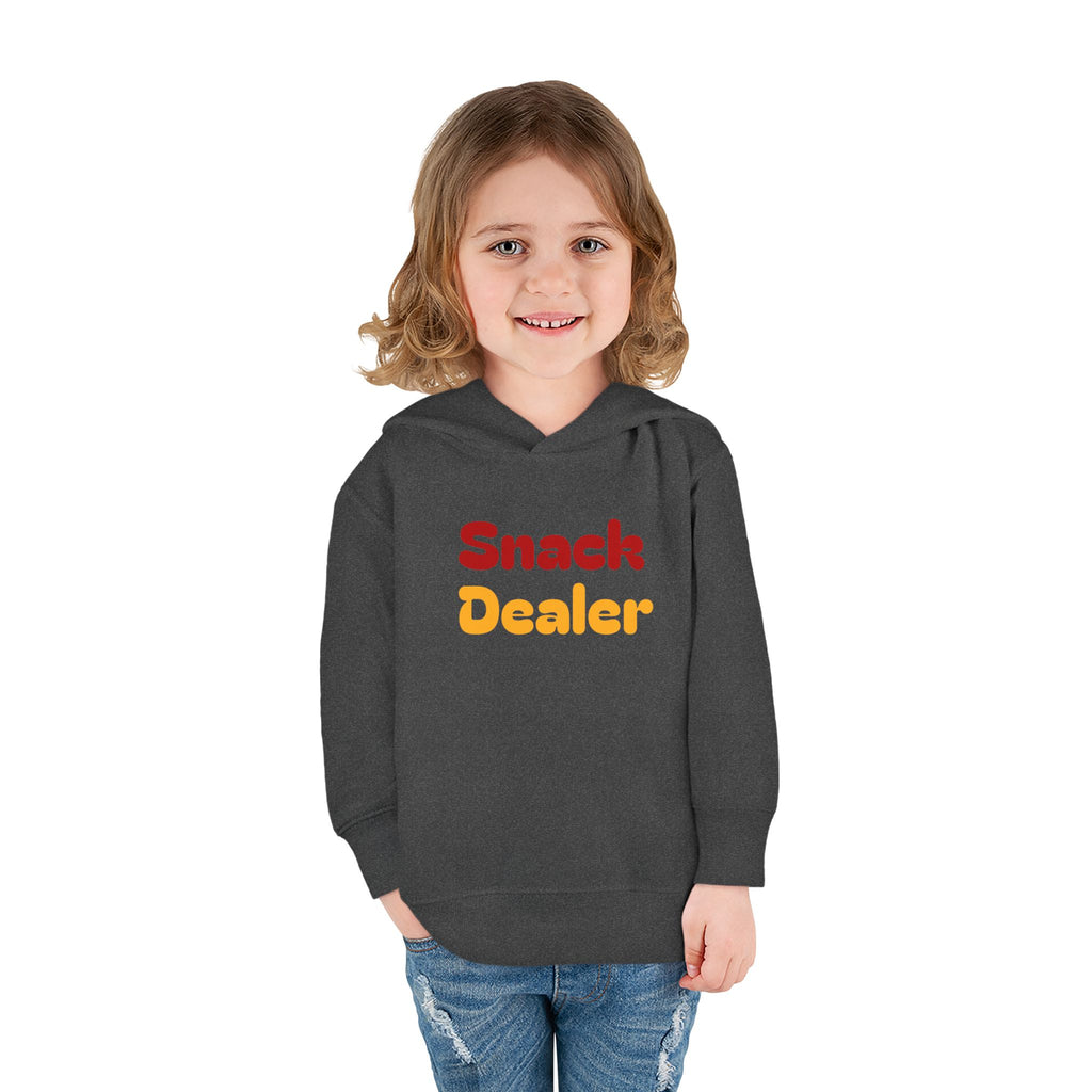 Toddler Hoodie - "Snack Dealer" Cute Snack Backpack Pullover