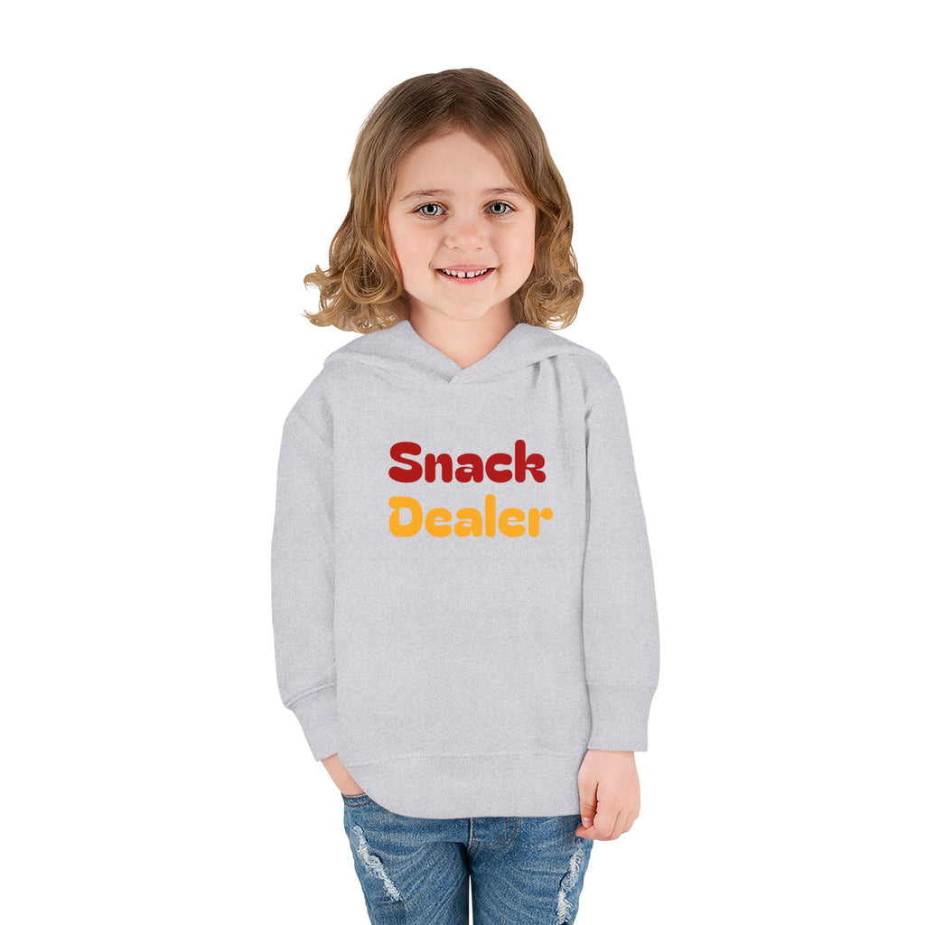 Toddler Hoodie - "Snack Dealer" Cute Snack Backpack Pullover