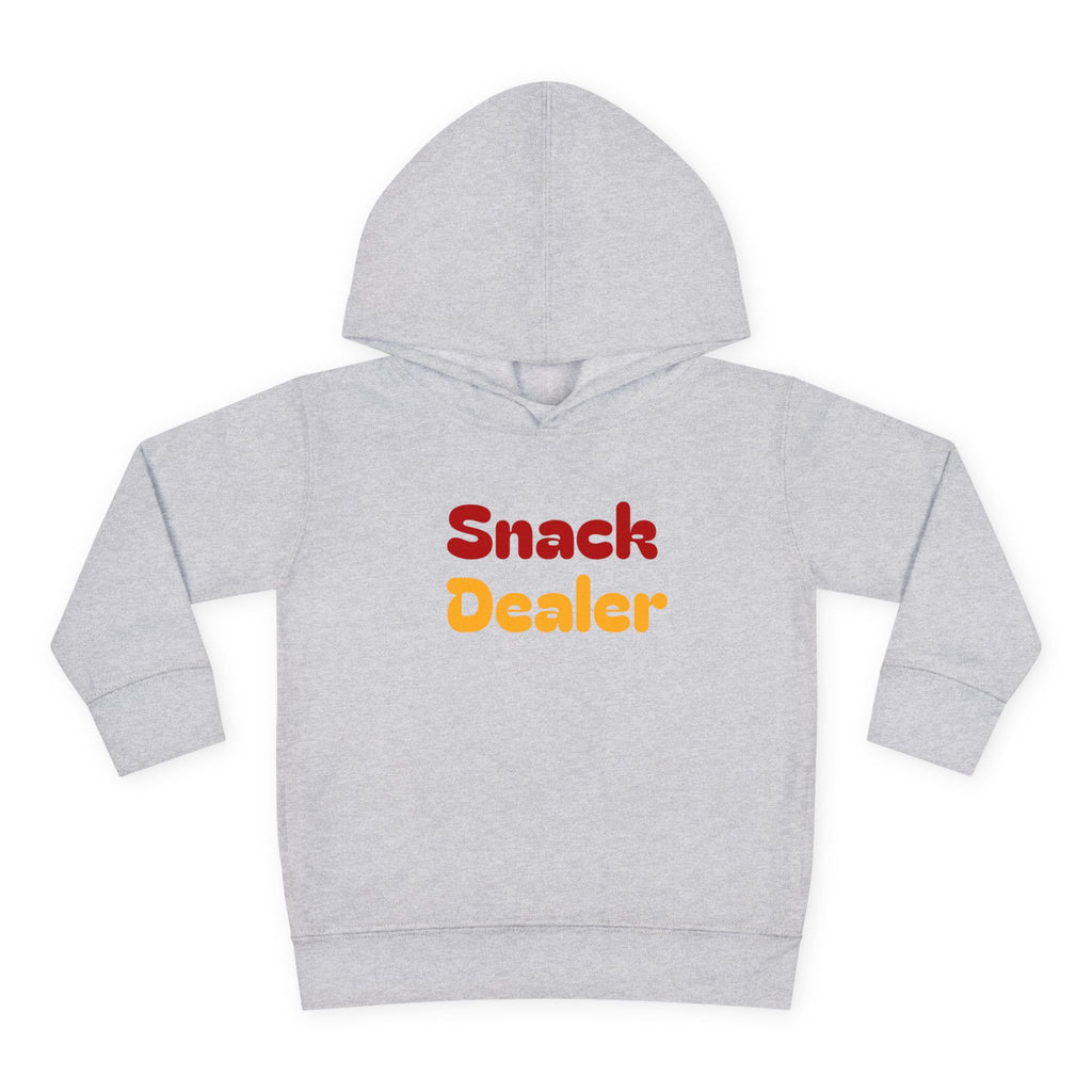 Toddler Hoodie - "Snack Dealer" Cute Snack Backpack Pullover