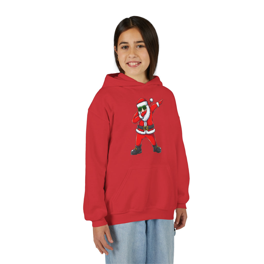 Dabbing Santa Youth Hoodie — Funny Christmas Kids Pullover