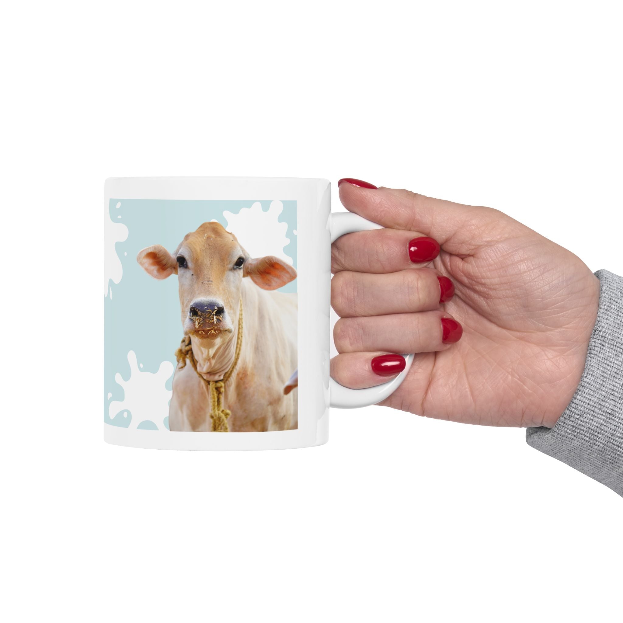 Cute Corgi Coffee Mug — “More Caffeine, Less Woo-ving!” Ceramic Tea Cup (11oz & 15oz)