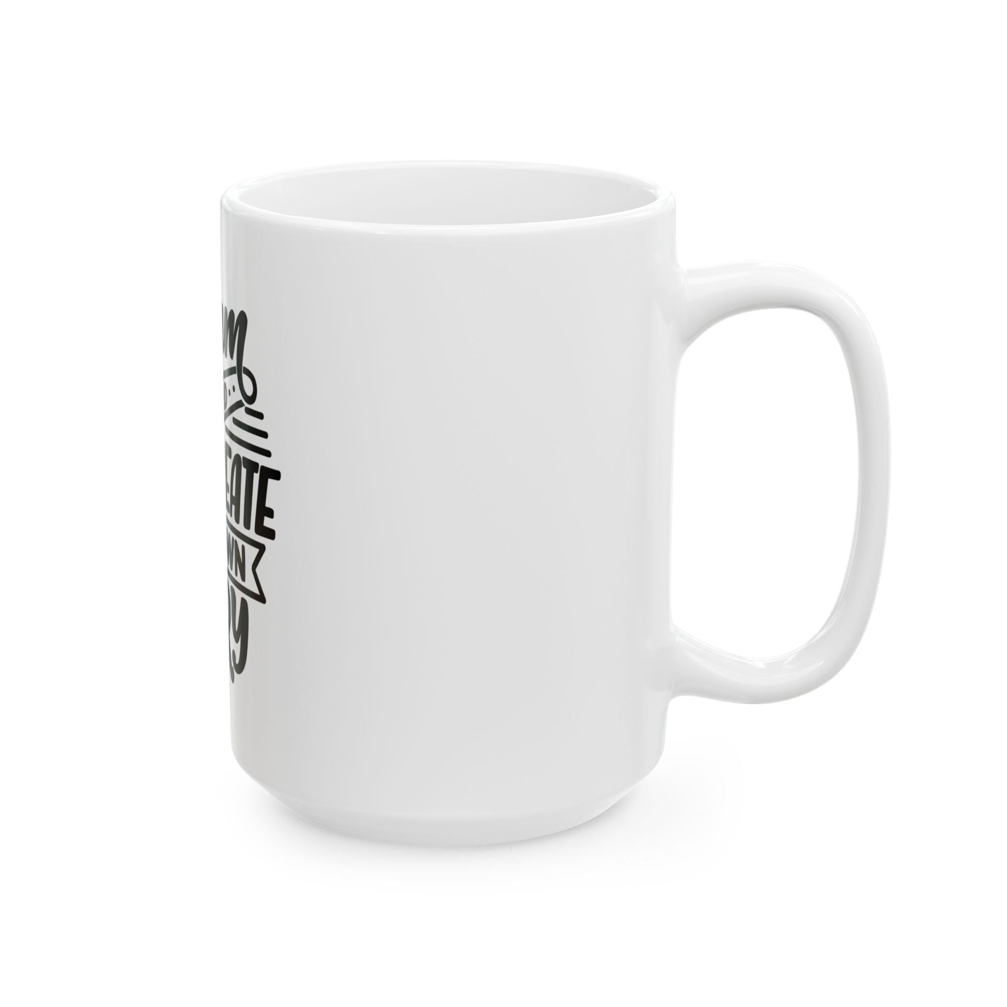 Inspirational Mug - "Dream Big and Create Your Own Story" Ceramic Coffee Cup (11oz, 15oz)
