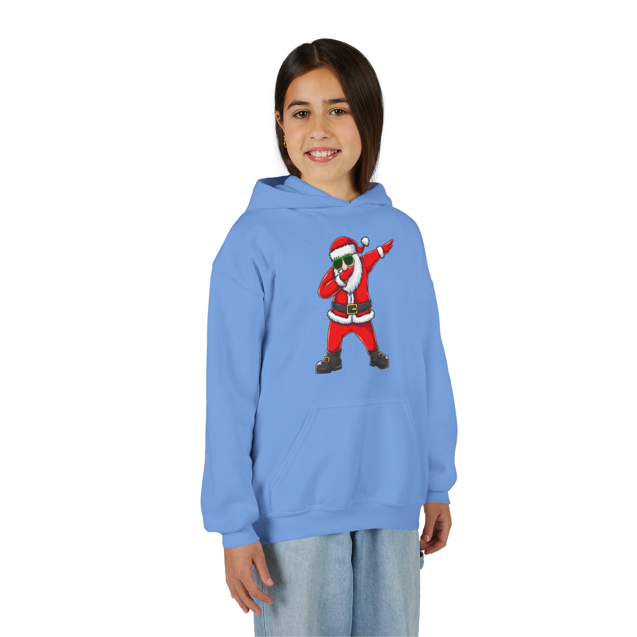 Dabbing Santa Youth Hoodie — Funny Christmas Kids Pullover