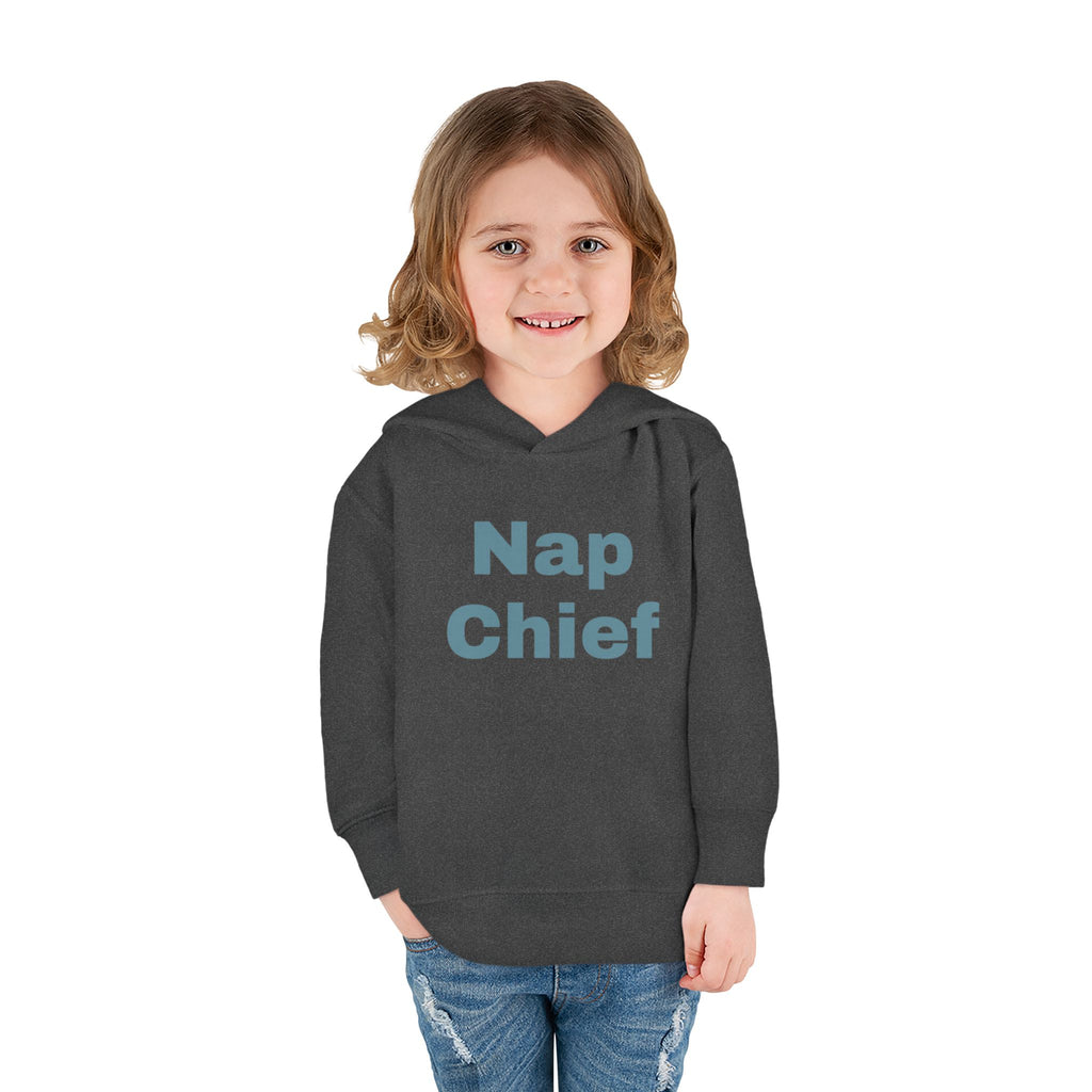 Toddler Fleece Hoodie - Nap Chief Bear Design