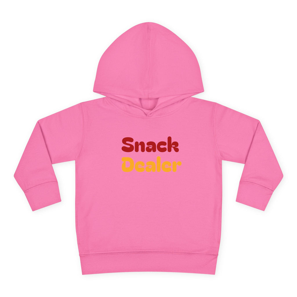 Toddler Hoodie - "Snack Dealer" Cute Snack Backpack Pullover