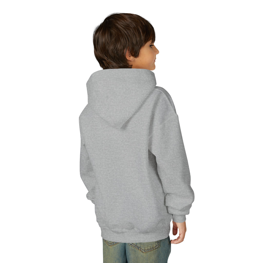 Kids Christmas Hoodie - Pink Sunglasses Santa "He Believes You" Holiday Sweatshirt