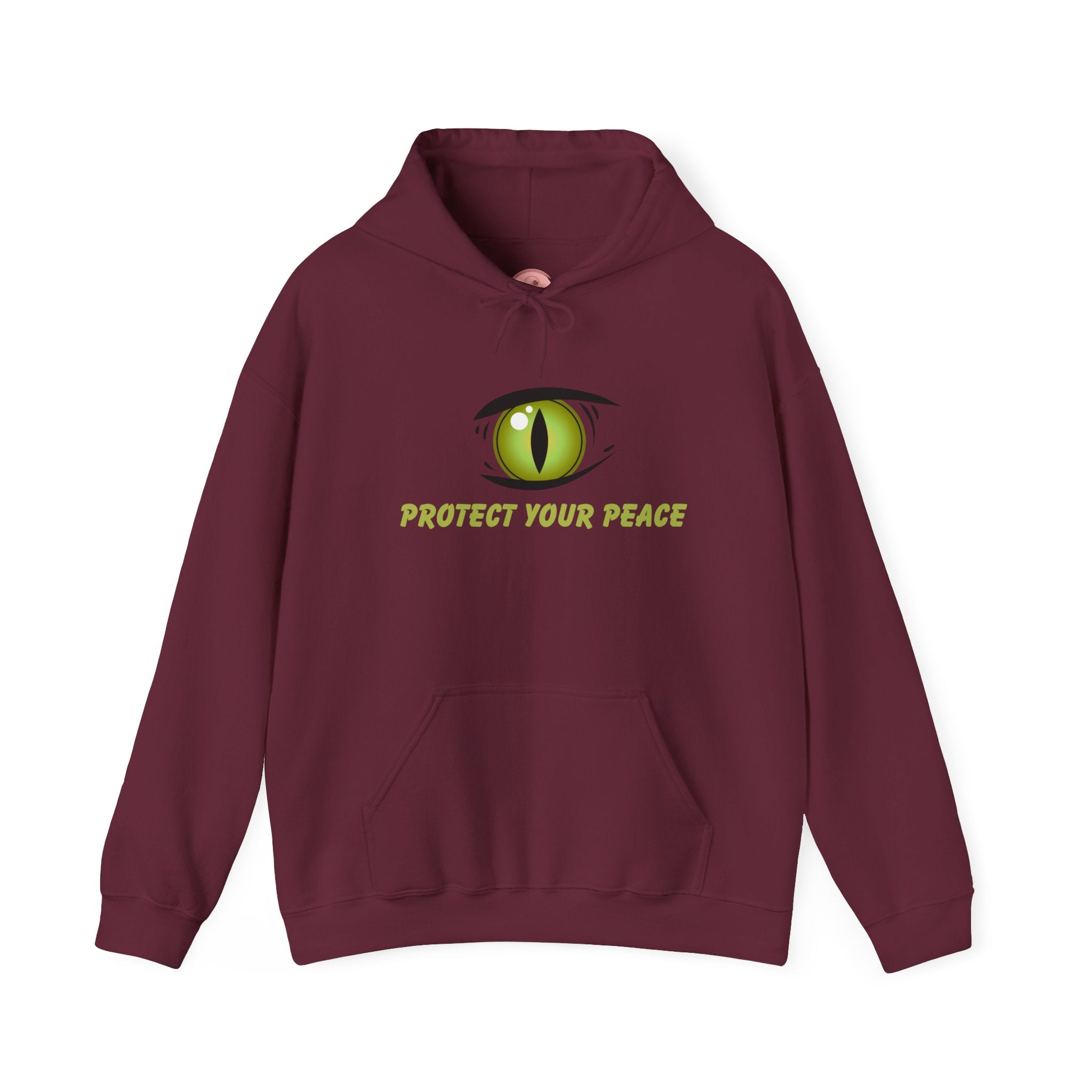 Hooded Sweatshirt - 'Protect Your Peace' Eye Design