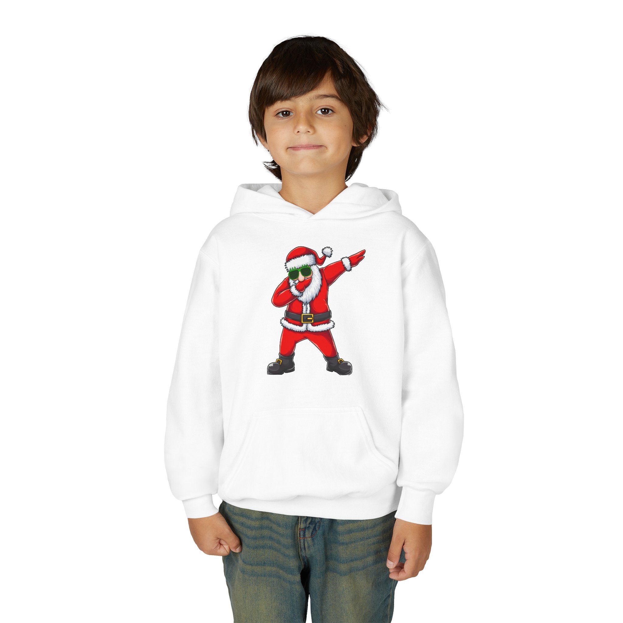 Dabbing Santa Youth Hoodie — Funny Christmas Kids Pullover