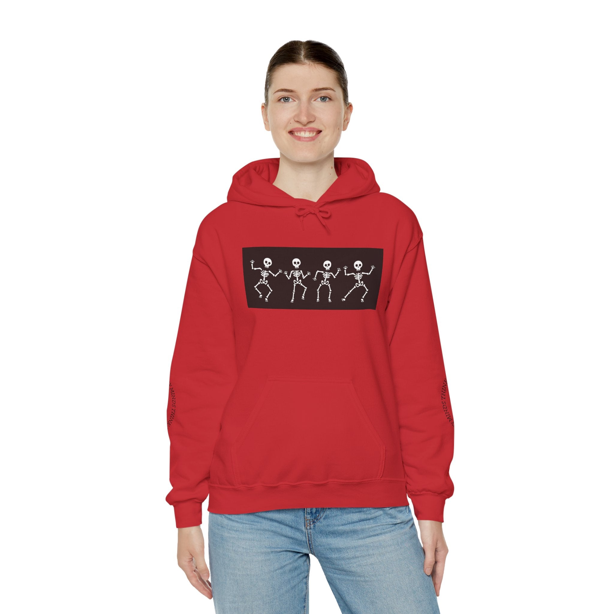 Floral Skull Hoodie - Cozy Unisex Sweatshirt for Art and Gothic Fashion Enthusiasts
