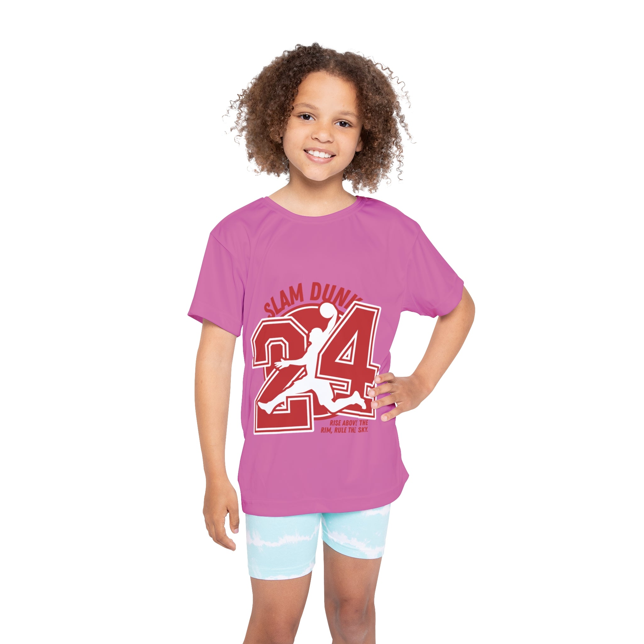 Kids Jersey — 'Slam Dunk 24' Basketball Tee