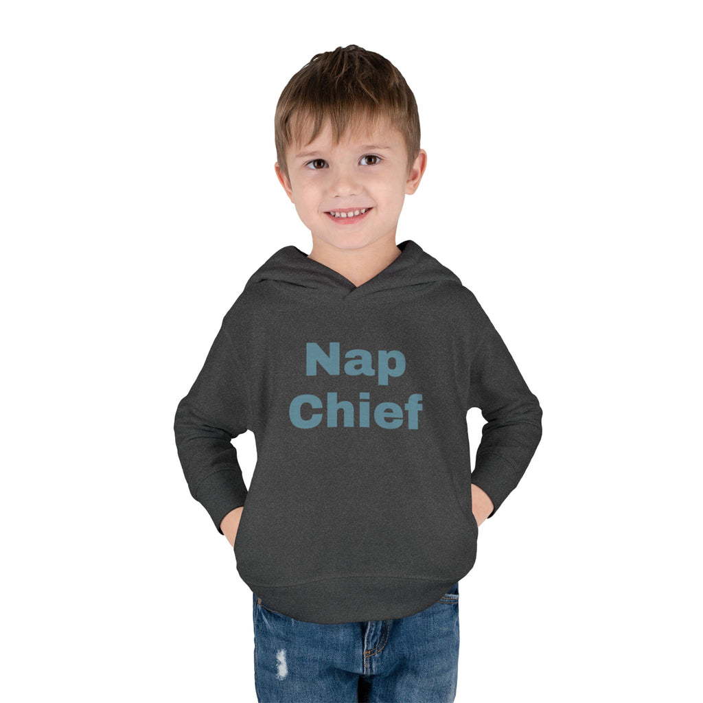 Toddler Fleece Hoodie - Nap Chief Bear Design
