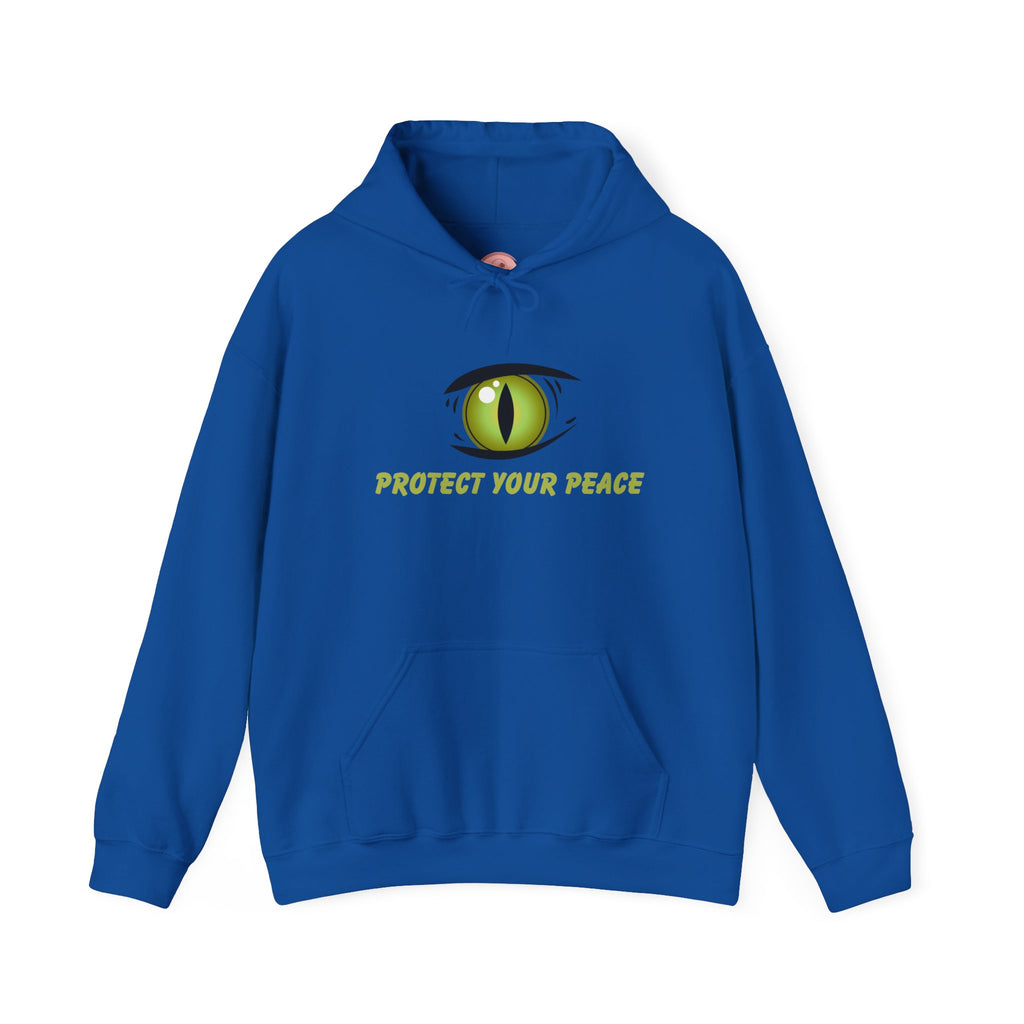 Hooded Sweatshirt - 'Protect Your Peace' Eye Design
