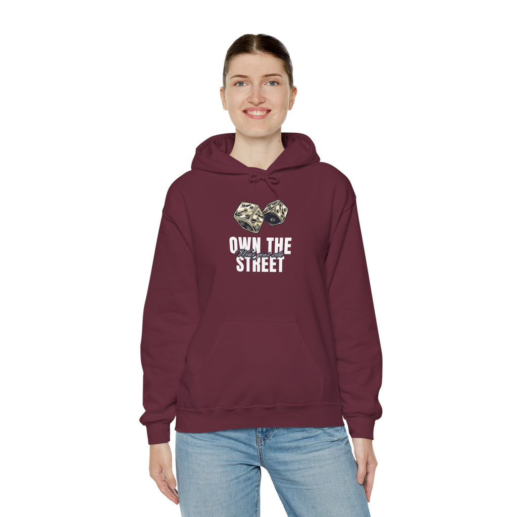 Own The Street Hoodie — Dice Graphic Streetwear Pullover
