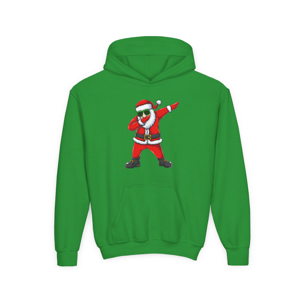 Dabbing Santa Youth Hoodie — Funny Christmas Kids Pullover