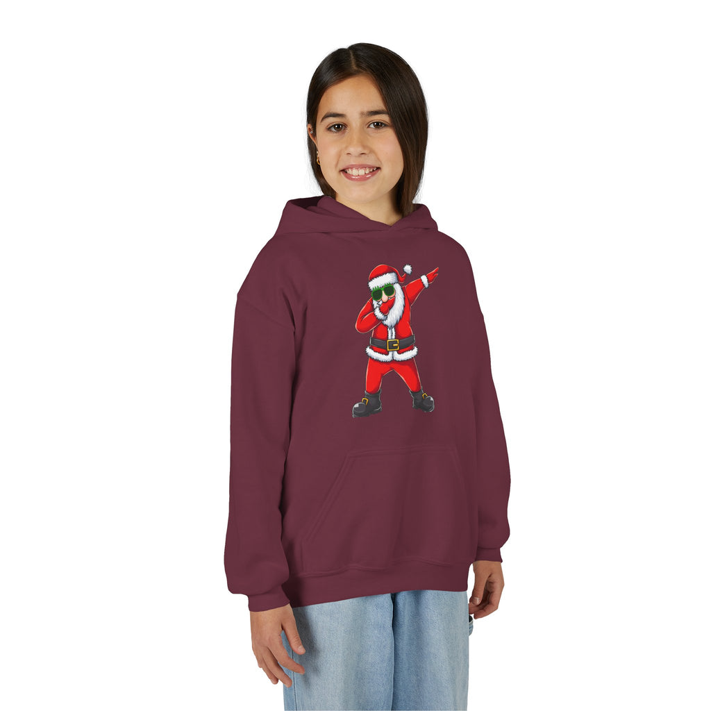 Dabbing Santa Youth Hoodie — Funny Christmas Kids Pullover