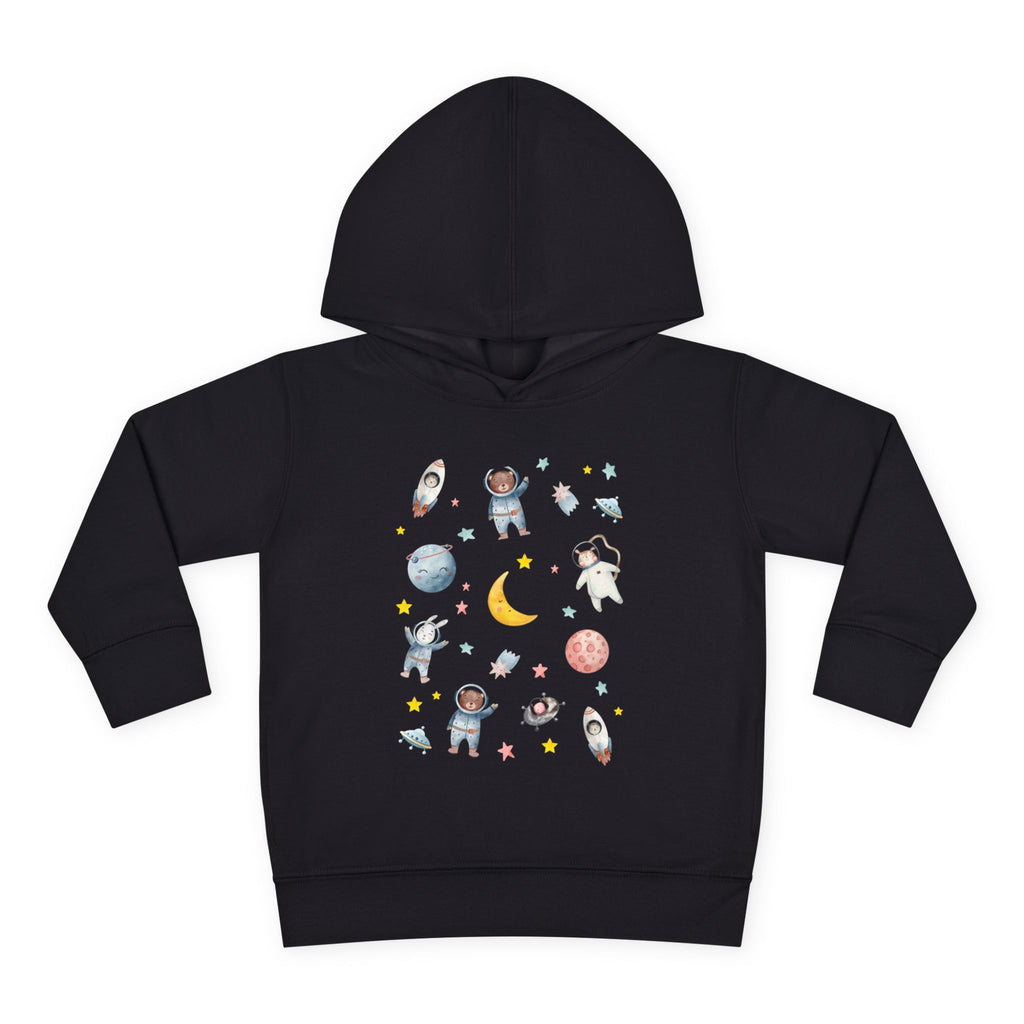 Toddler Space Hoodie — Cute Astronauts, Planets & Stars Pullover