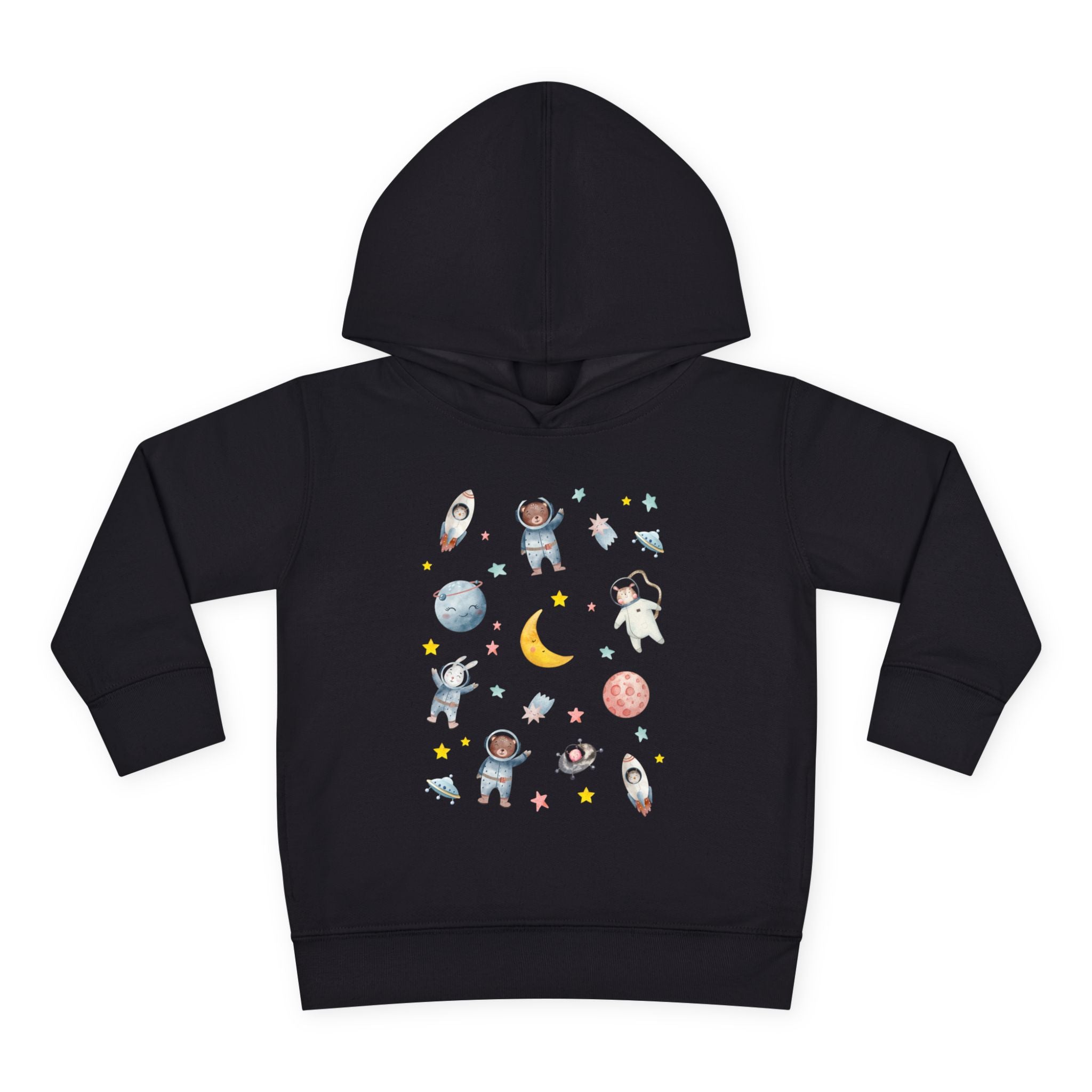 Toddler Space Hoodie — Cute Astronauts, Planets & Stars Pullover