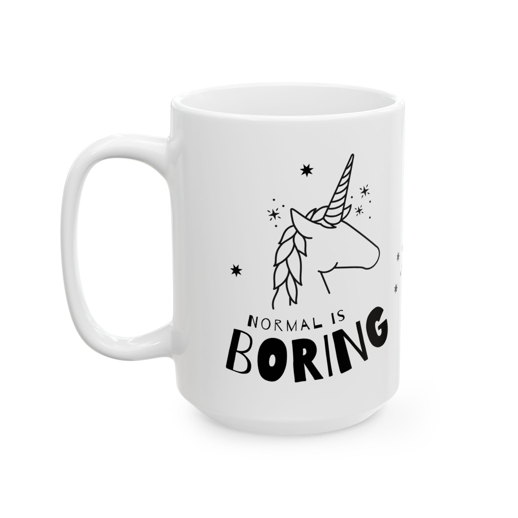 Inspirational Unicorn Mug – "Be A Unicorn" Ceramic Coffee Cup (11oz, 15oz)