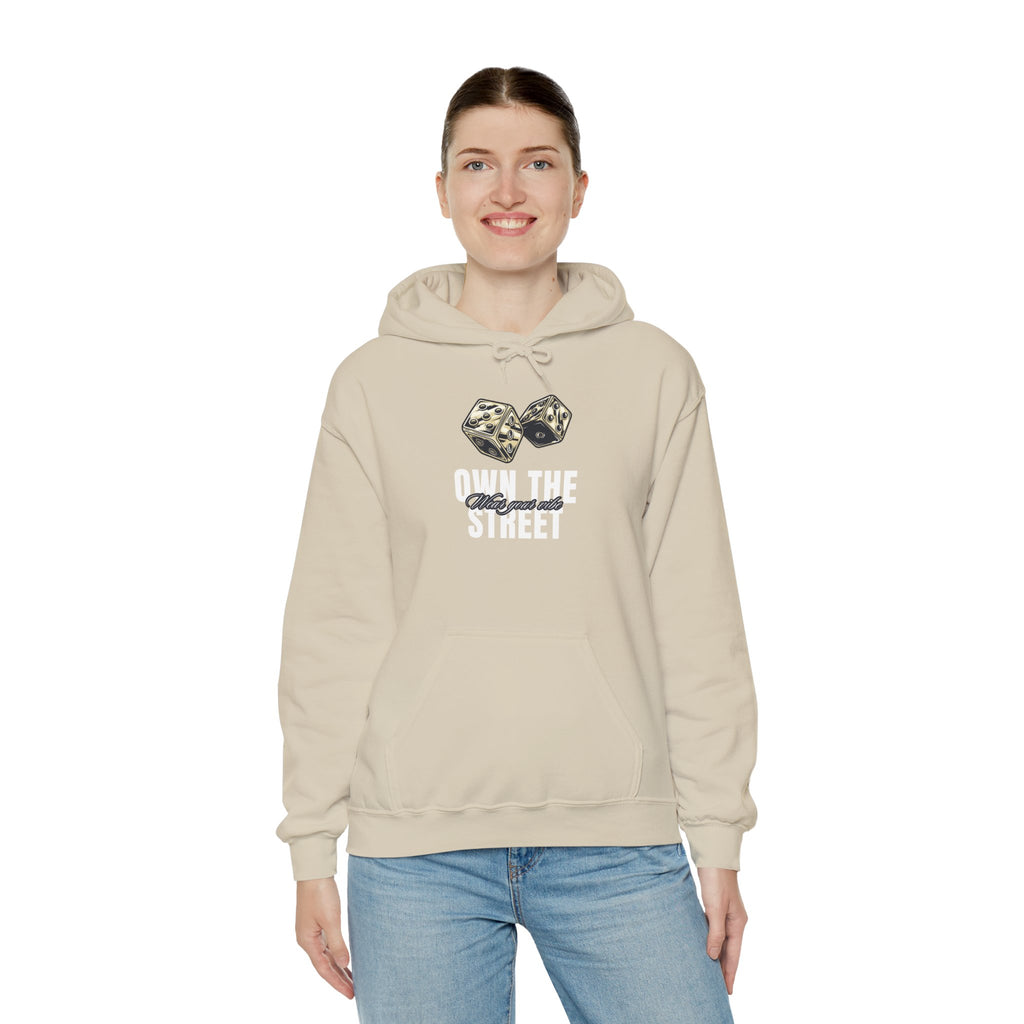 Own The Street Hoodie — Dice Graphic Streetwear Pullover