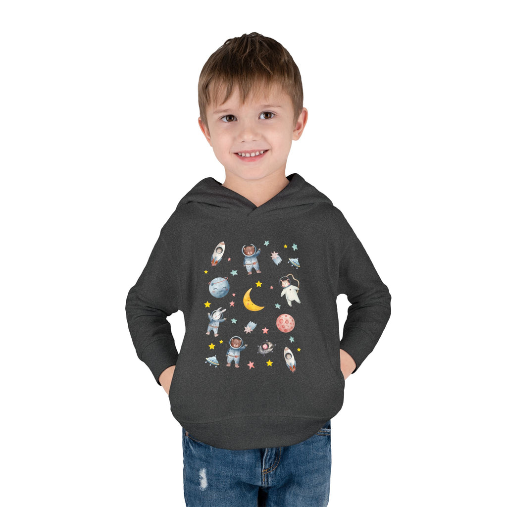 Toddler Space Hoodie — Cute Astronauts, Planets & Stars Pullover