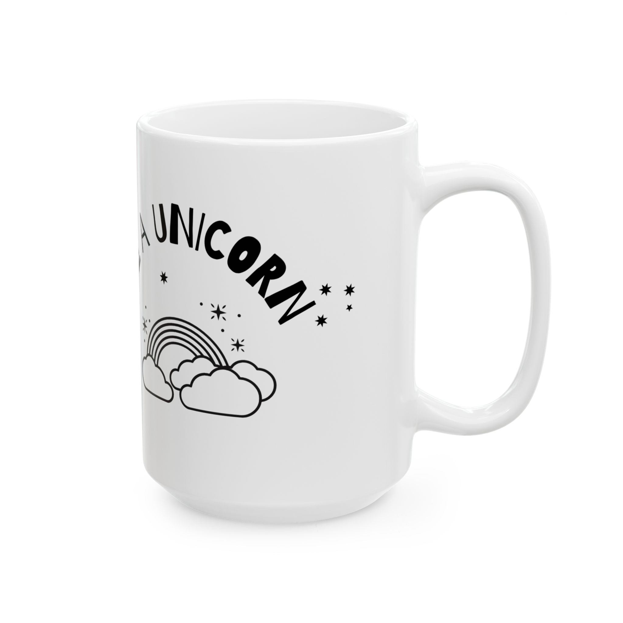 Inspirational Unicorn Mug – "Be A Unicorn" Ceramic Coffee Cup (11oz, 15oz)