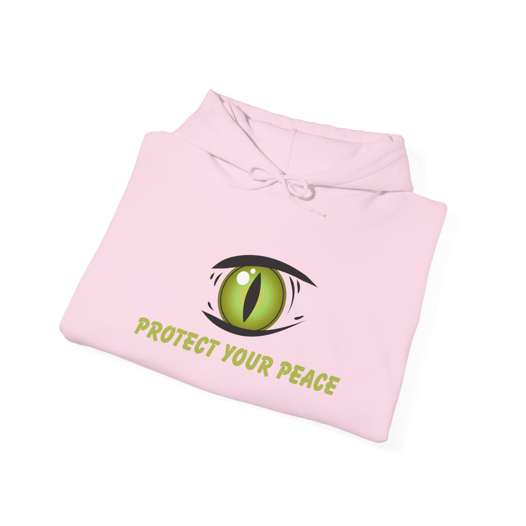 Hooded Sweatshirt - 'Protect Your Peace' Eye Design
