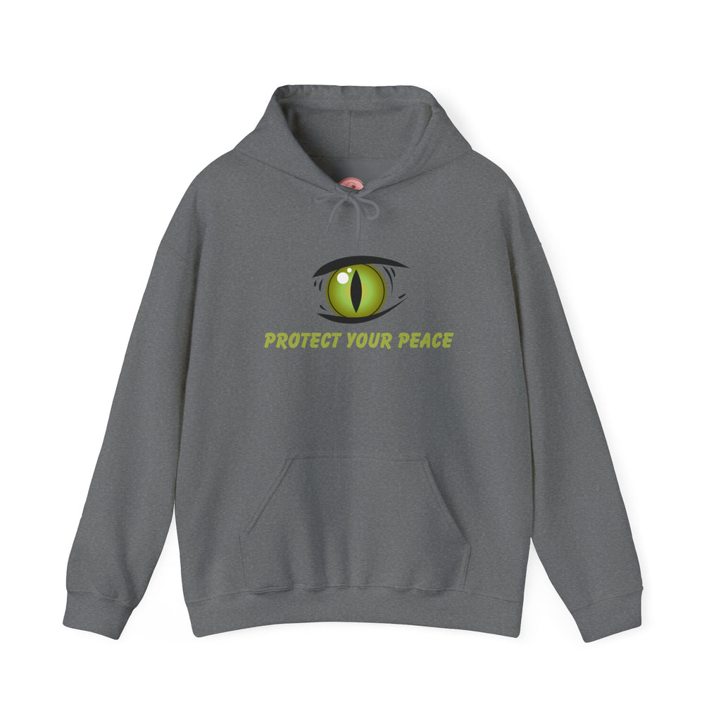 Hooded Sweatshirt - 'Protect Your Peace' Eye Design