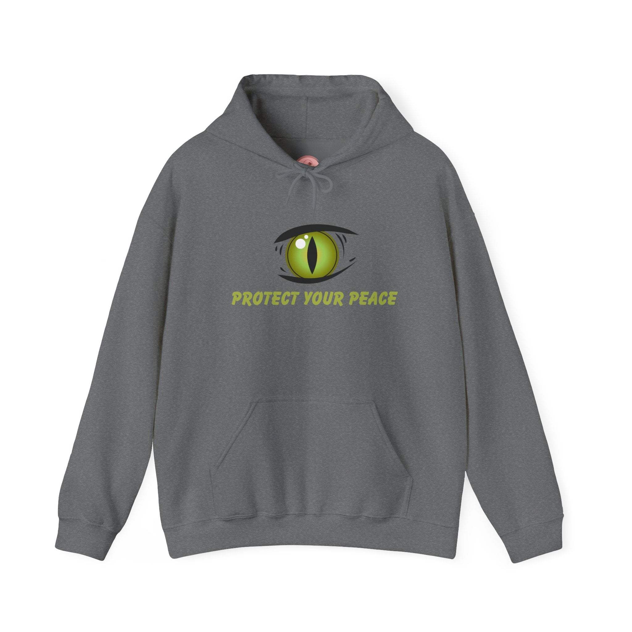 Hooded Sweatshirt - 'Protect Your Peace' Eye Design