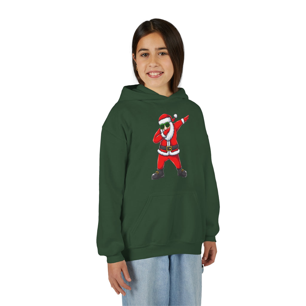 Dabbing Santa Youth Hoodie — Funny Christmas Kids Pullover