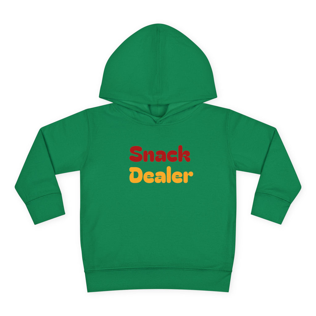 Toddler Hoodie - "Snack Dealer" Cute Snack Backpack Pullover