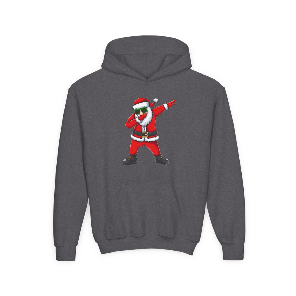 Dabbing Santa Youth Hoodie — Funny Christmas Kids Pullover