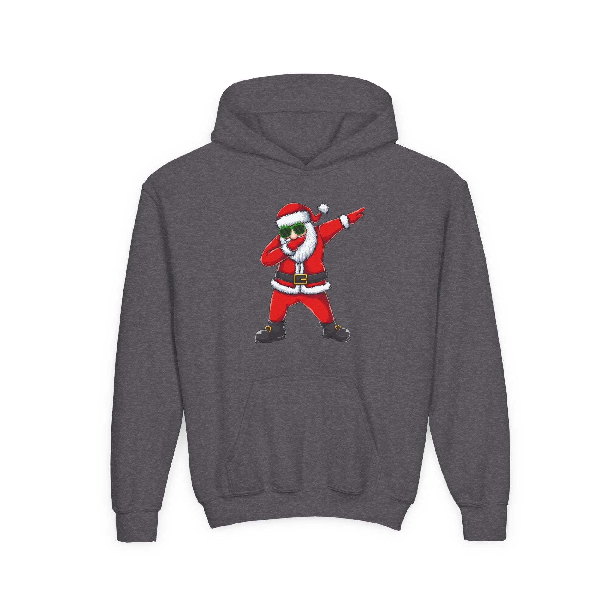 Dabbing Santa Youth Hoodie — Funny Christmas Kids Pullover