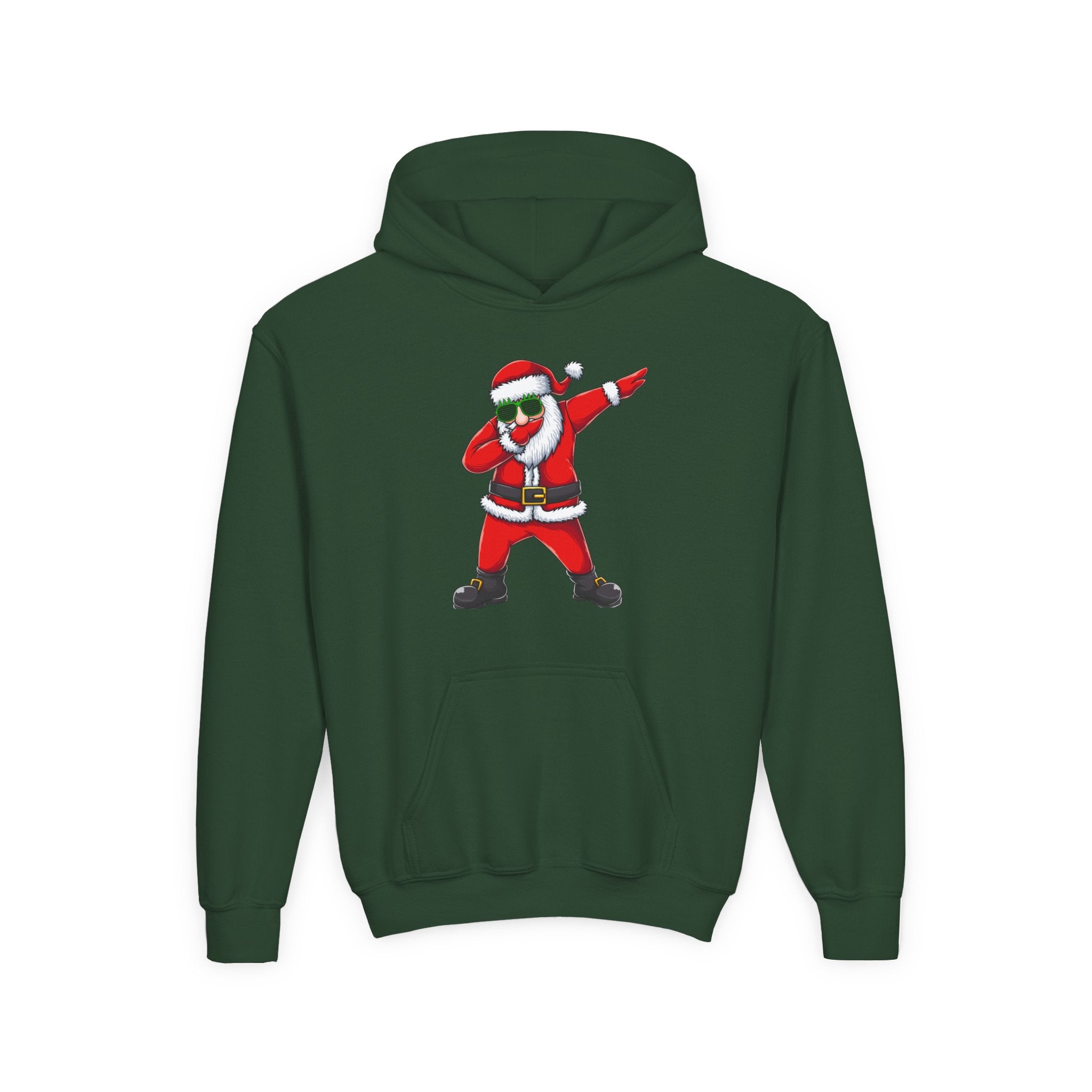 Dabbing Santa Youth Hoodie — Funny Christmas Kids Pullover