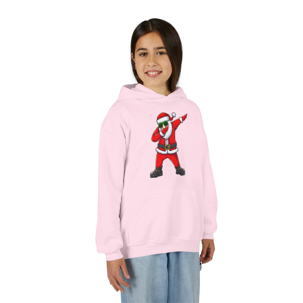 Dabbing Santa Youth Hoodie — Funny Christmas Kids Pullover