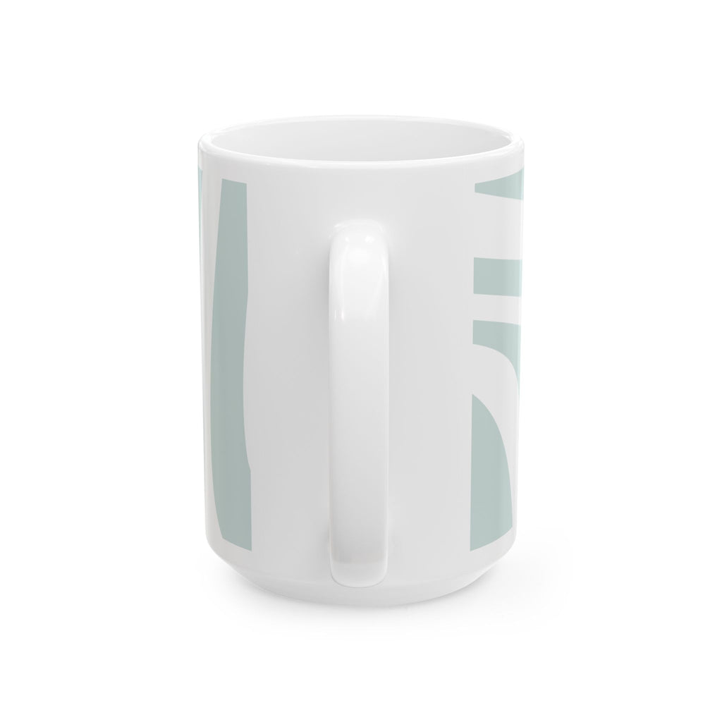 You Matter to Me Ceramic Mug — Positive Message Coffee Cup with Cute Daisy Design