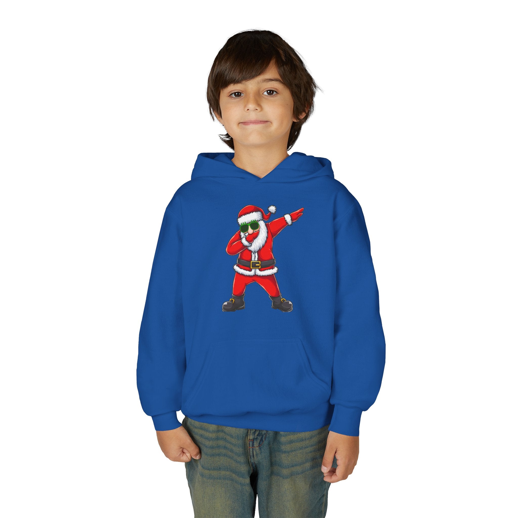 Dabbing Santa Youth Hoodie — Funny Christmas Kids Pullover