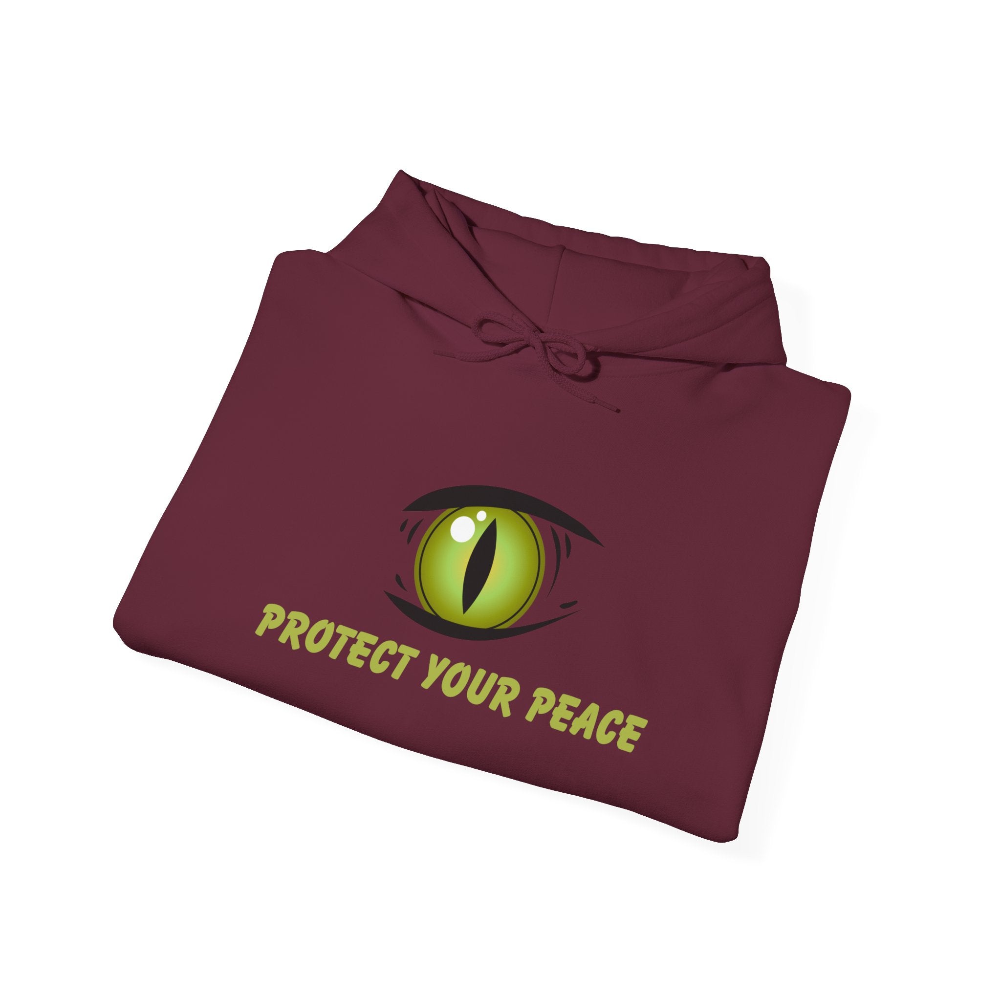 Hooded Sweatshirt - 'Protect Your Peace' Eye Design